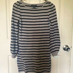 Striped shirt dress tunic